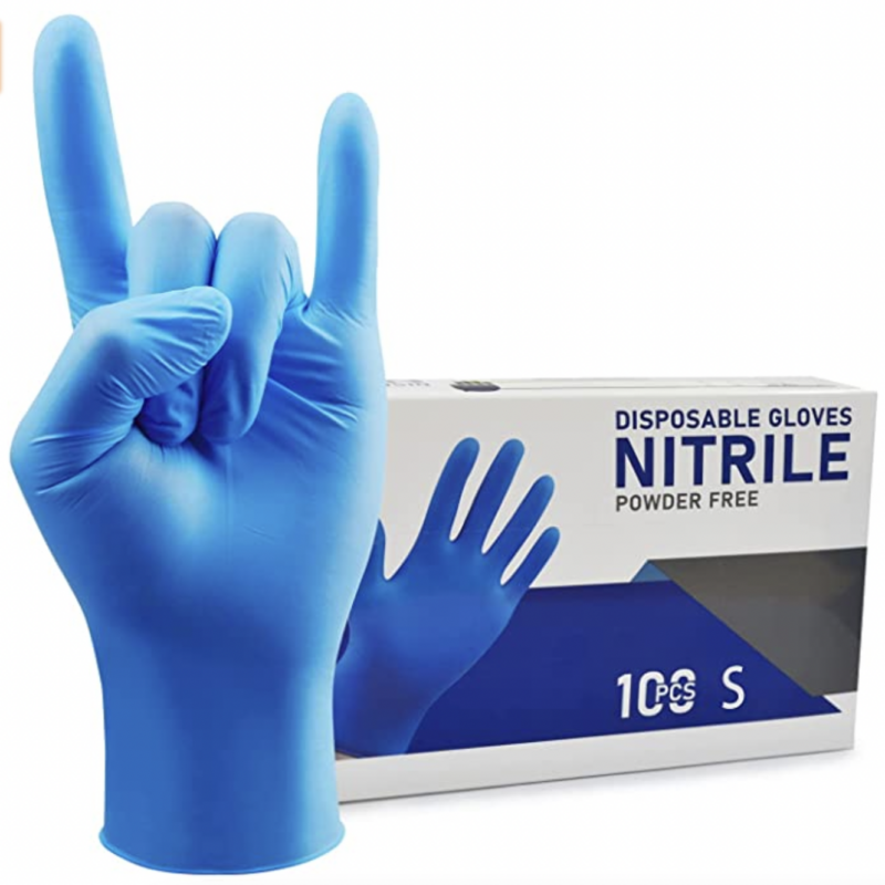 Рукавички нітрилові